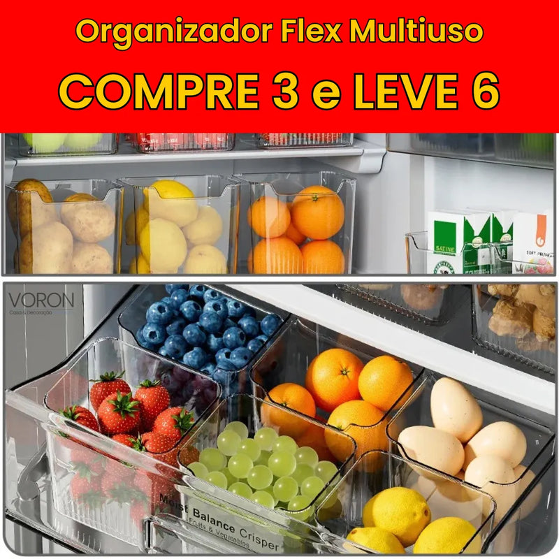 Organizador Flex Multiuso – (Promoções Especiais: Pague 2, Leve 3 ou Pague 3, Leve 6)